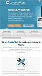 Mobile Screenshot of creativeweb.com.ng